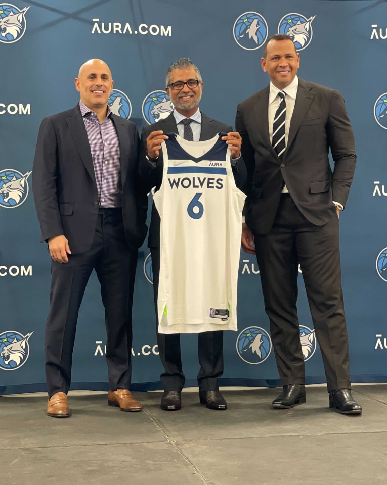 CEO at sports team sponsorship launch 