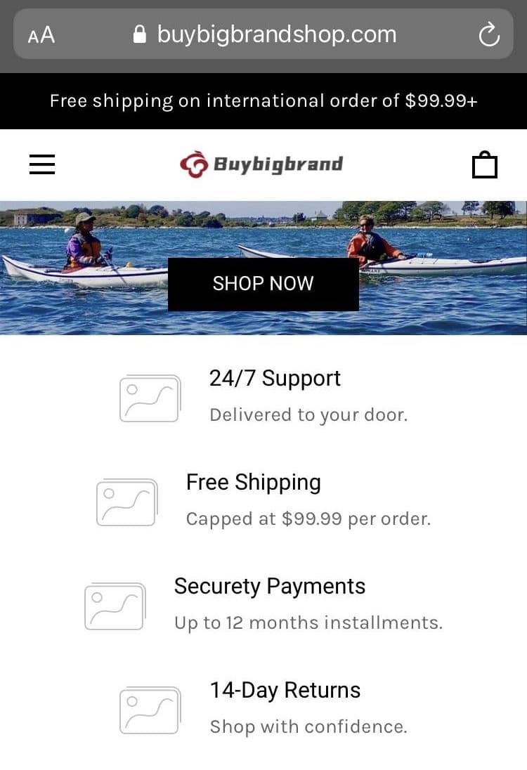 Spelling mistakes and poor alignment are strong scam indicators