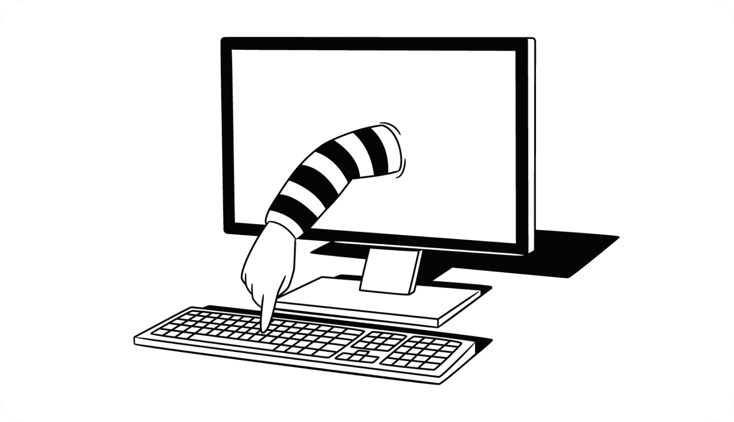 How do hackers get into your computer - illustration