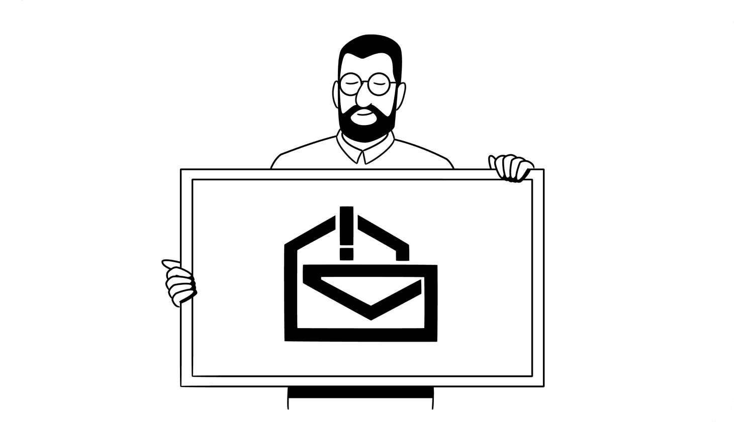 An image of a person holding up a sign with the Publishers Clearing House logo on it