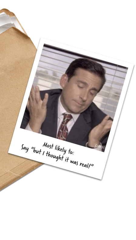 Animated GIF of bumbling man